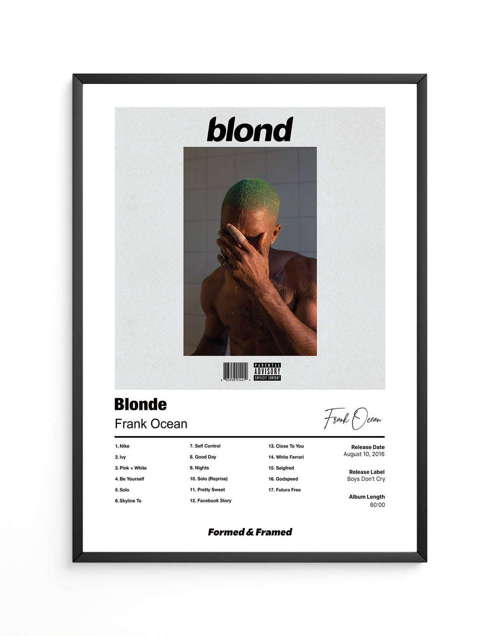 Blonde - Framed