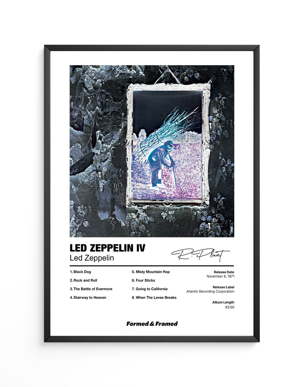Led Zep IV - Framed
