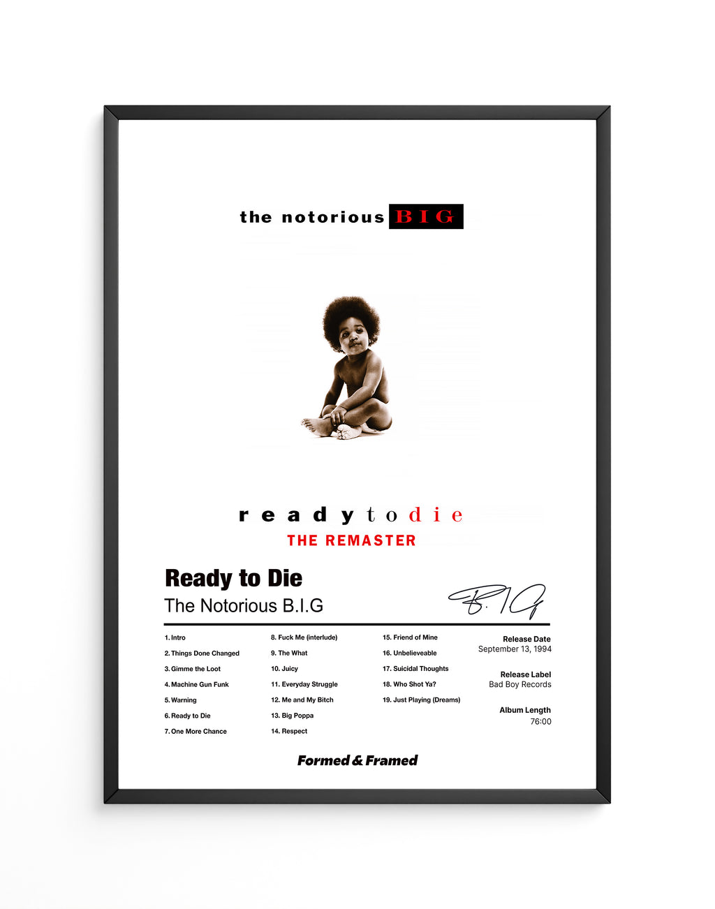 Ready to Die - Framed
