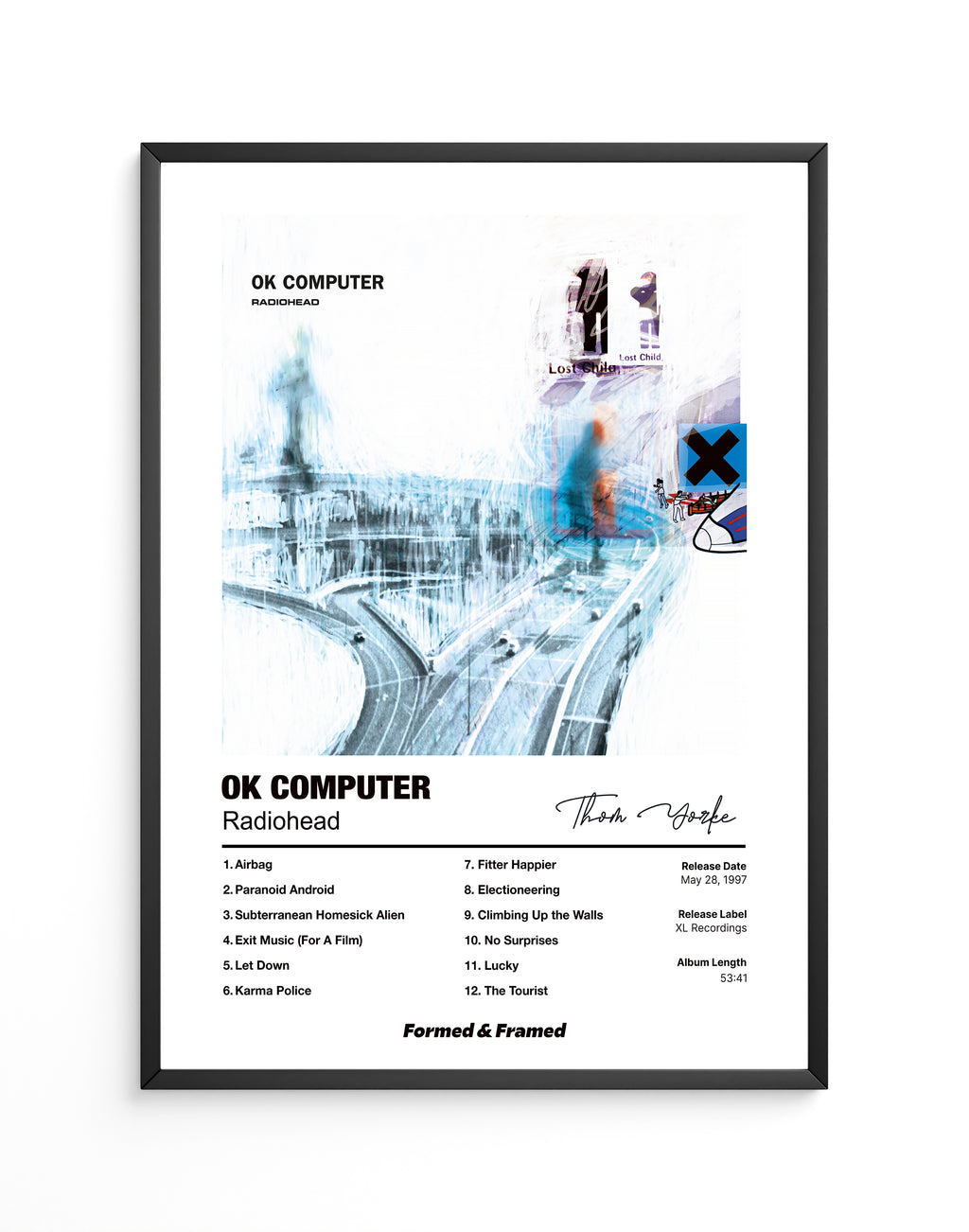 O.K Computer - Framed
